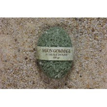 savon gommage huile d'olive