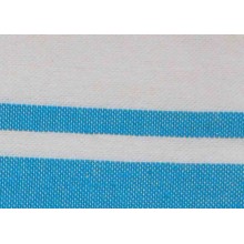 Fouta plate bicolore Blanche et Turquoise 1x2m EXCLUSIVITE 1001 FOUTA