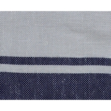 Fouta enfant gris et bleu marine