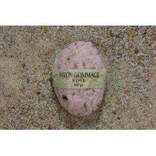 savon gommage rose