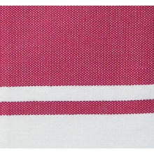 Fouta plate rose fushia rayures blanches