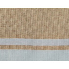 Fouta plate rose saumon clair rayures blanches (1x2m)