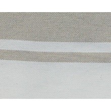 Fouta plate beige rayures blanches