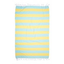 Fouta Pestemal Mediterranean Menthe glaciale et jaune