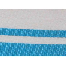 Fouta plate bicolore Blanche et Turquoise 1x2m EXCLUSIVITE 1001 FOUTA